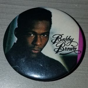 Vintage BOBBY BROWN Button